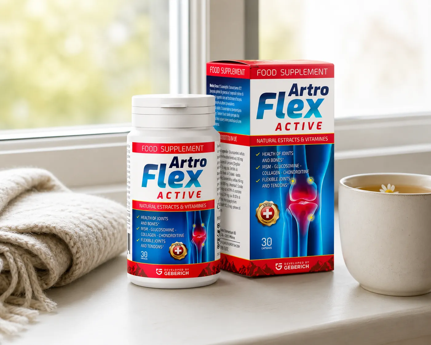 ArtroFlex Active — el envase en el día a día