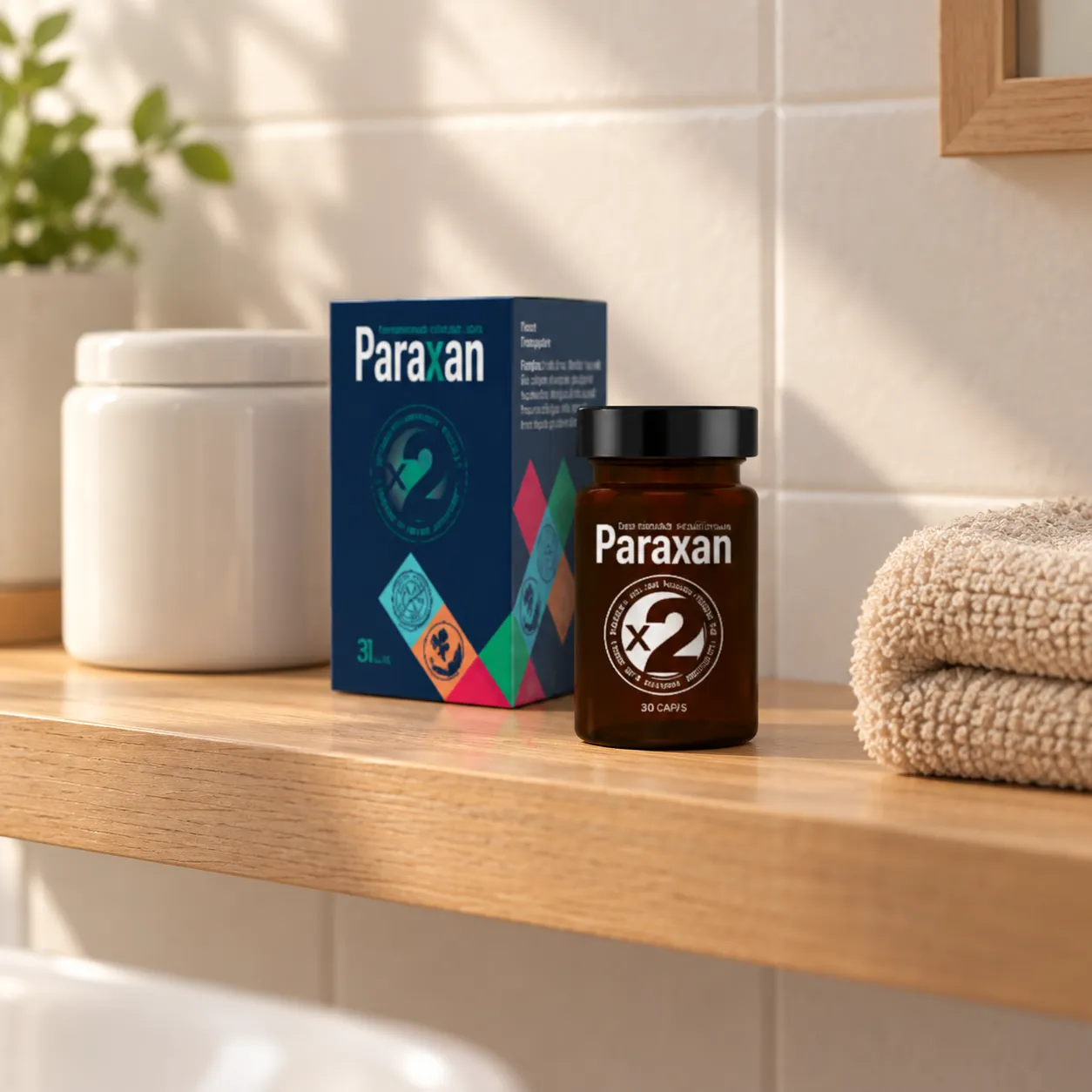 Paraxan — el envase en el día a día