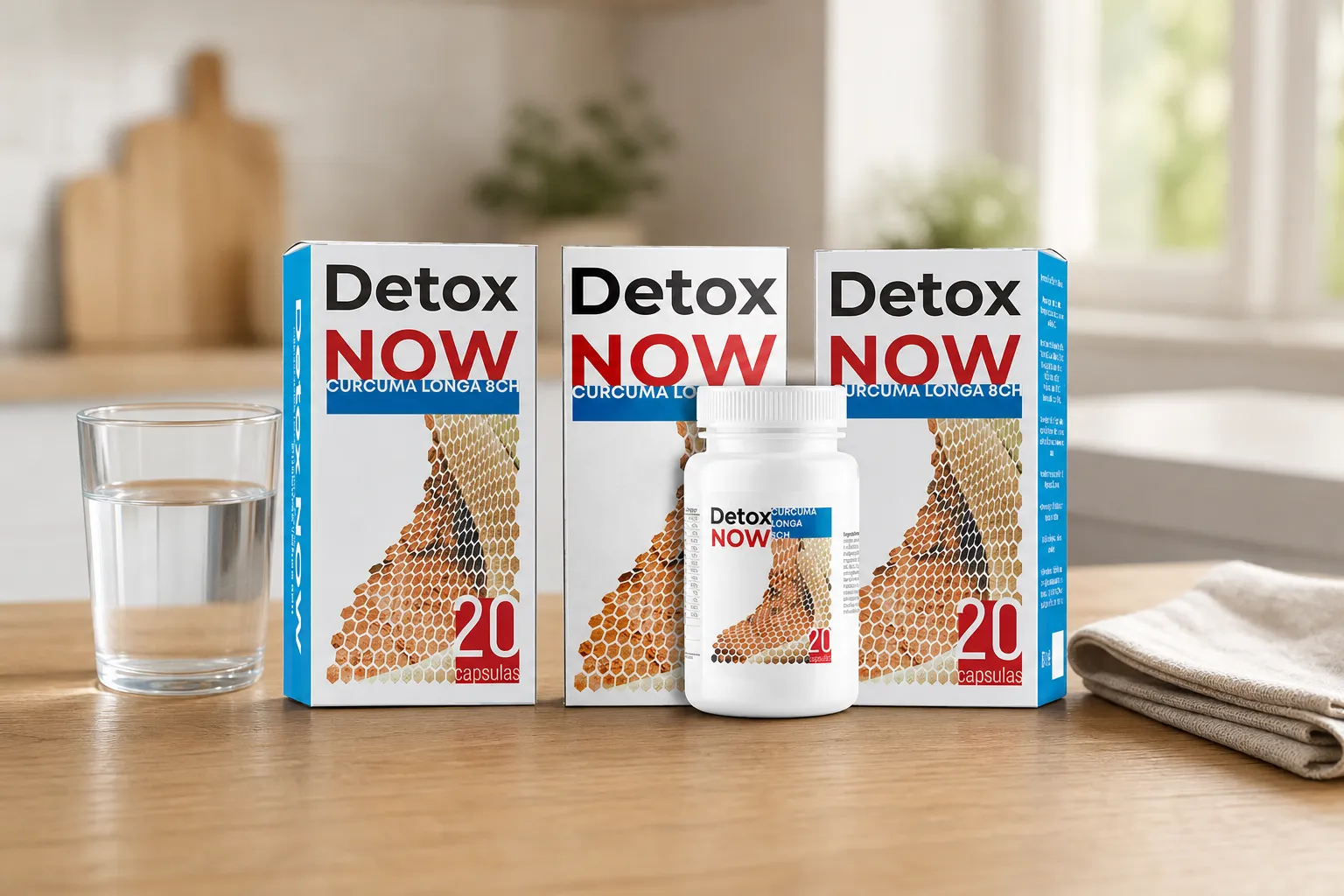 Detox Now — el envase en el día a día