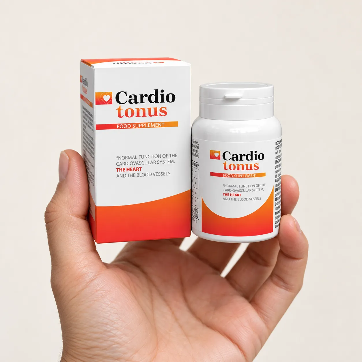 Cardiotonus — el envase en la mano