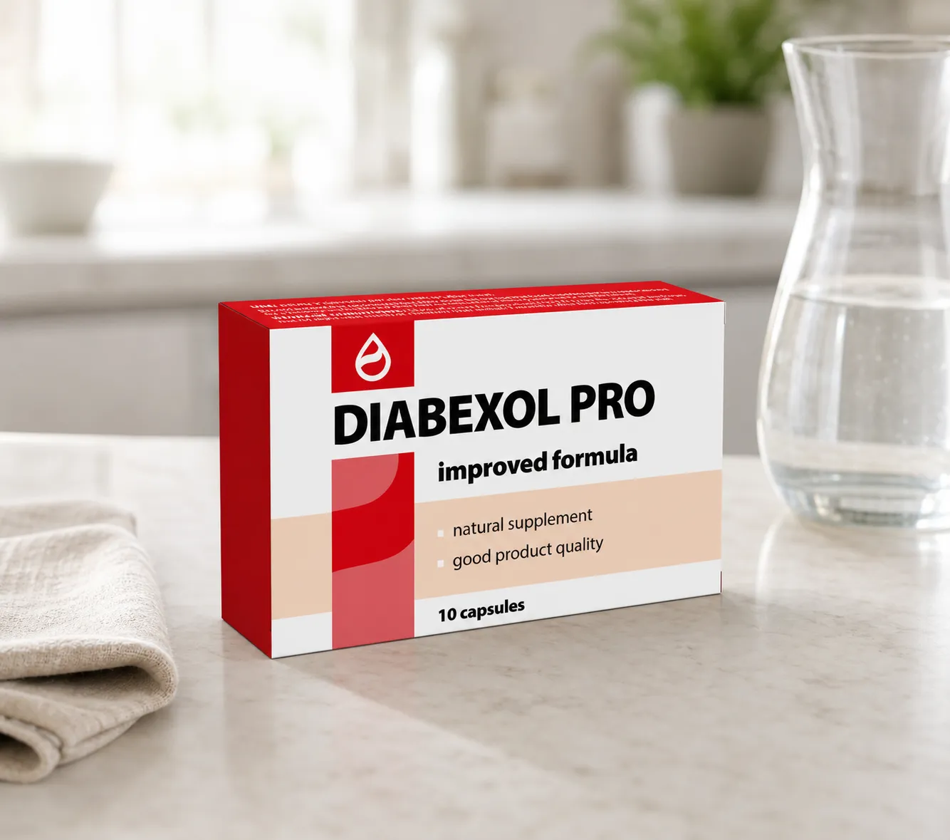 Diabexol Pro — el envase en el día a día