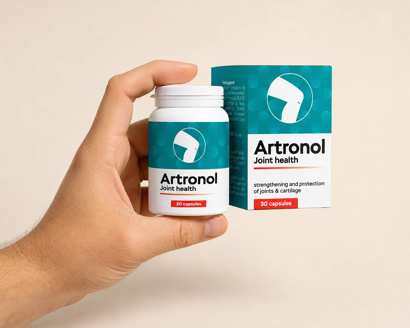 Artronol — el envase en la mano