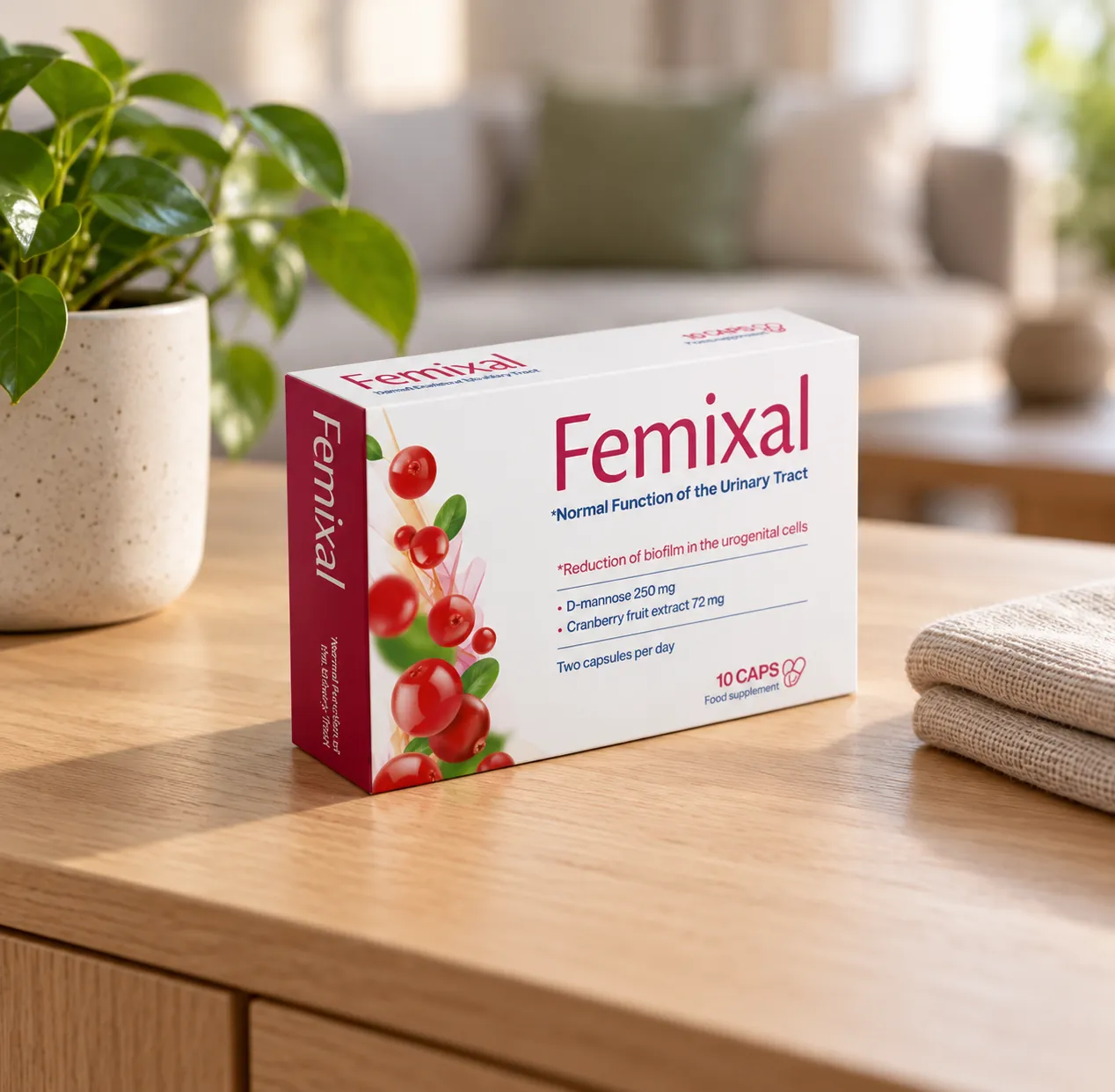 Femixal — el envase en el día a día