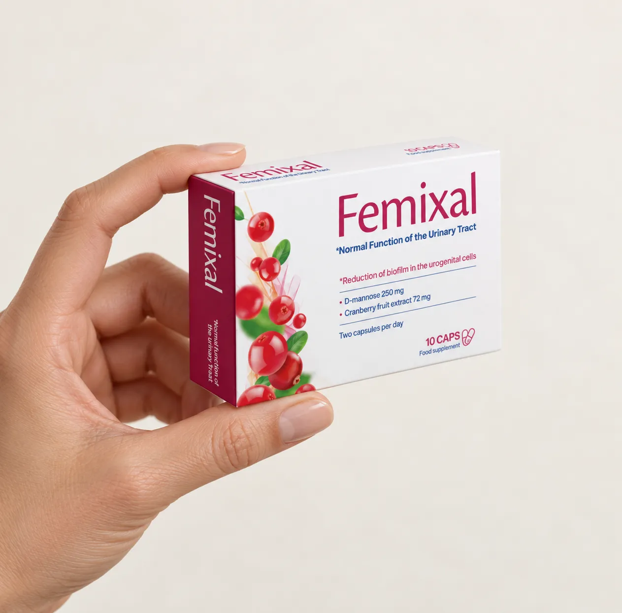 Femixal — el envase en la mano