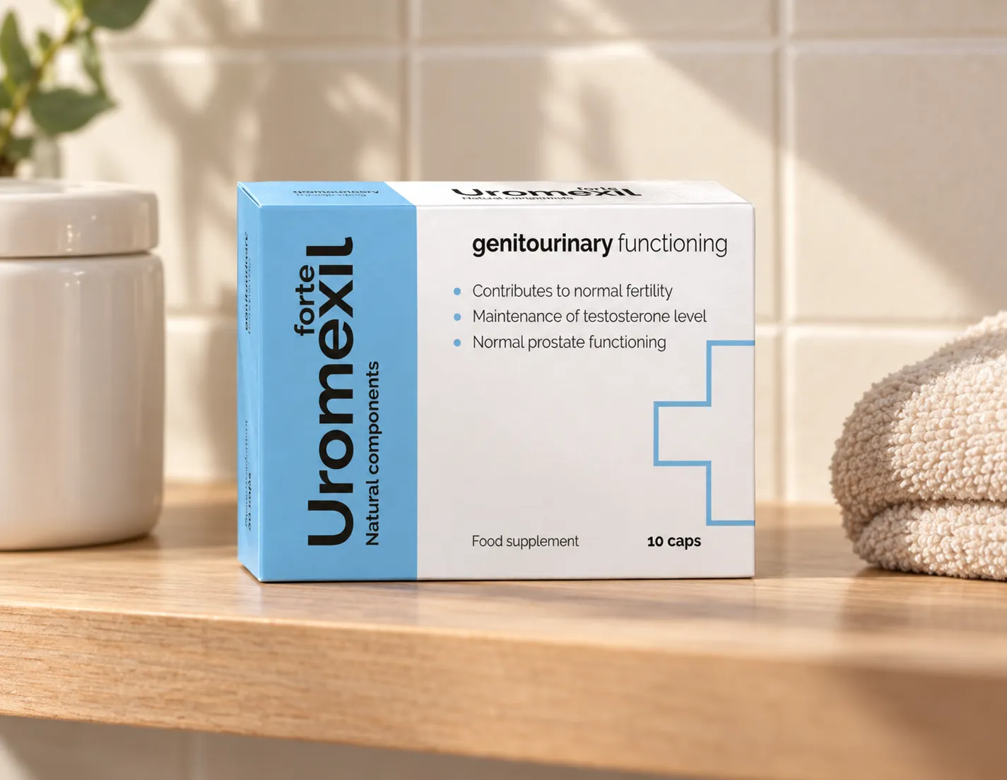 Uromexil Forte female urination — el envase en el día a día