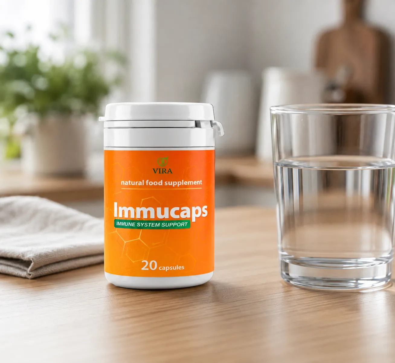 Immucaps — el envase en el día a día