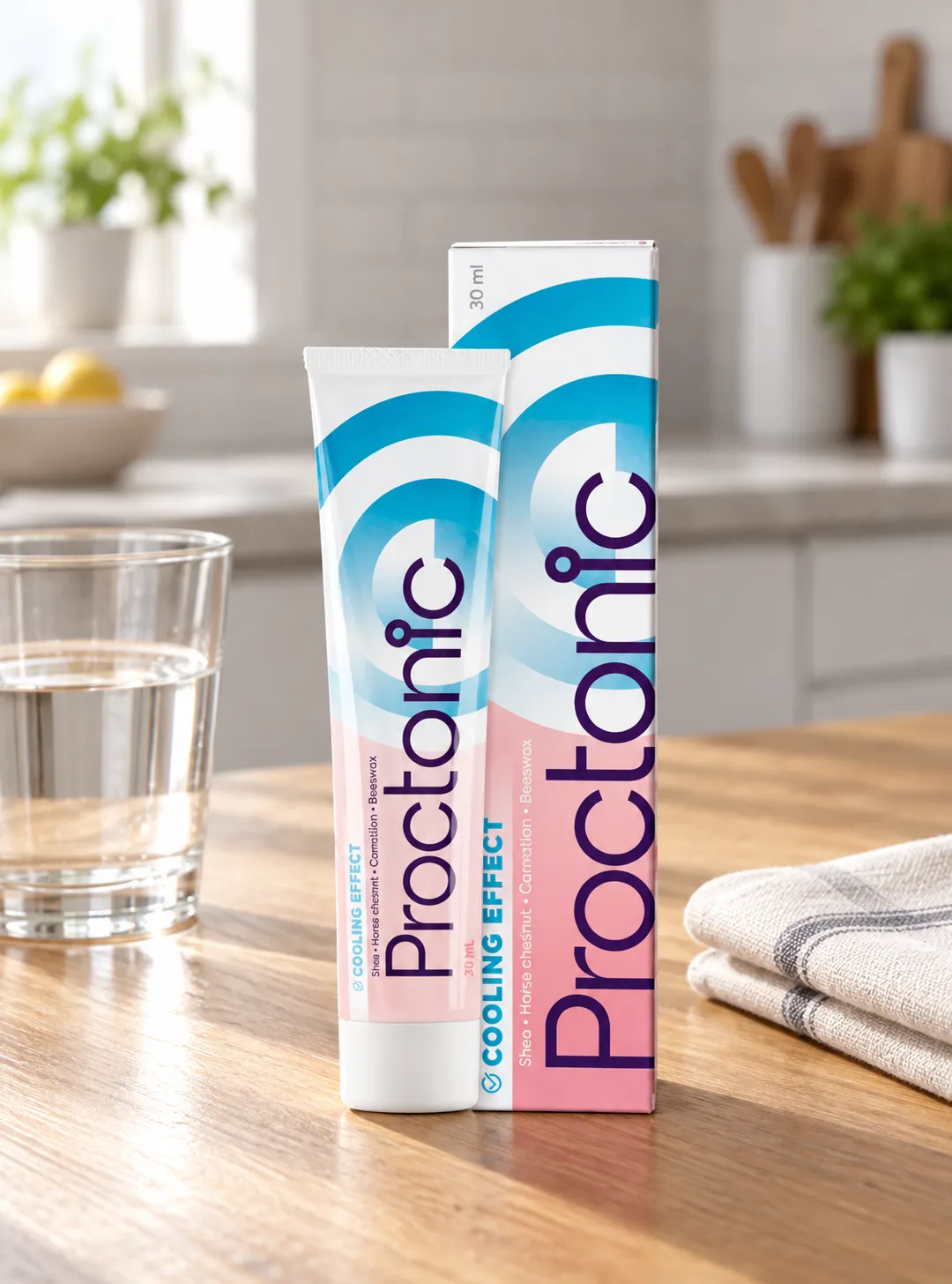 Proctonic — el envase en el día a día