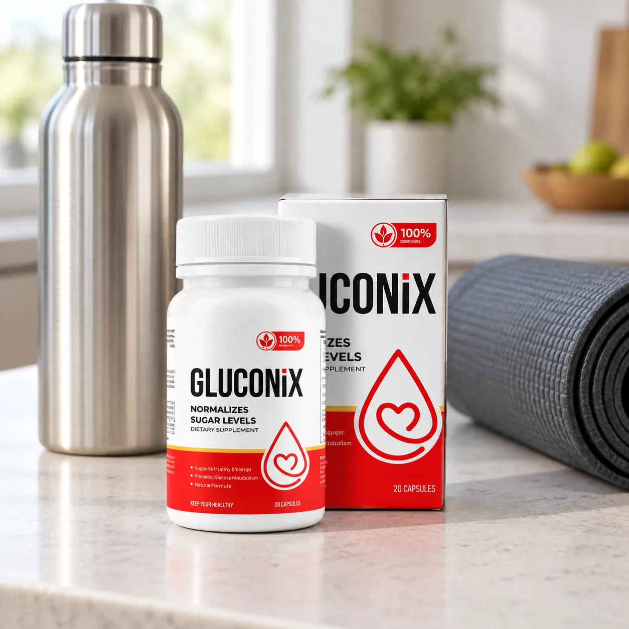 Gluconix — el envase en el día a día