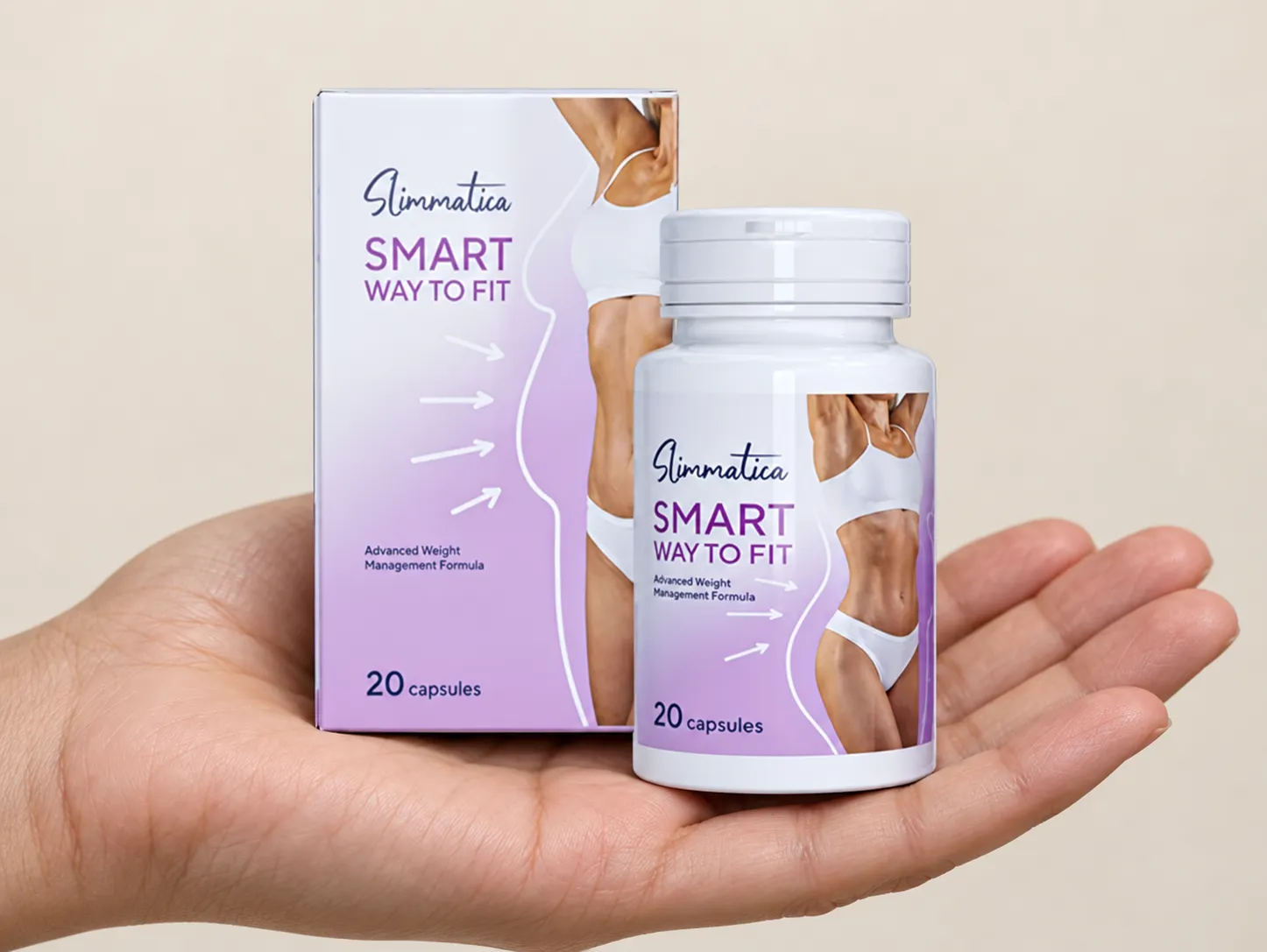 Slimmatica — el envase en la mano