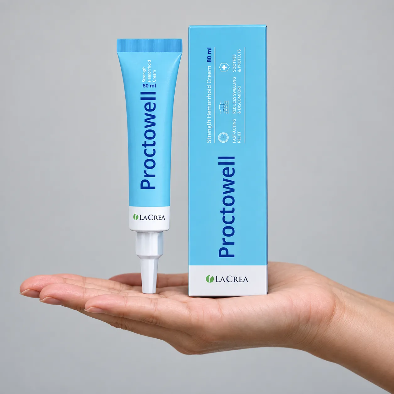 Proctowell — el envase en la mano