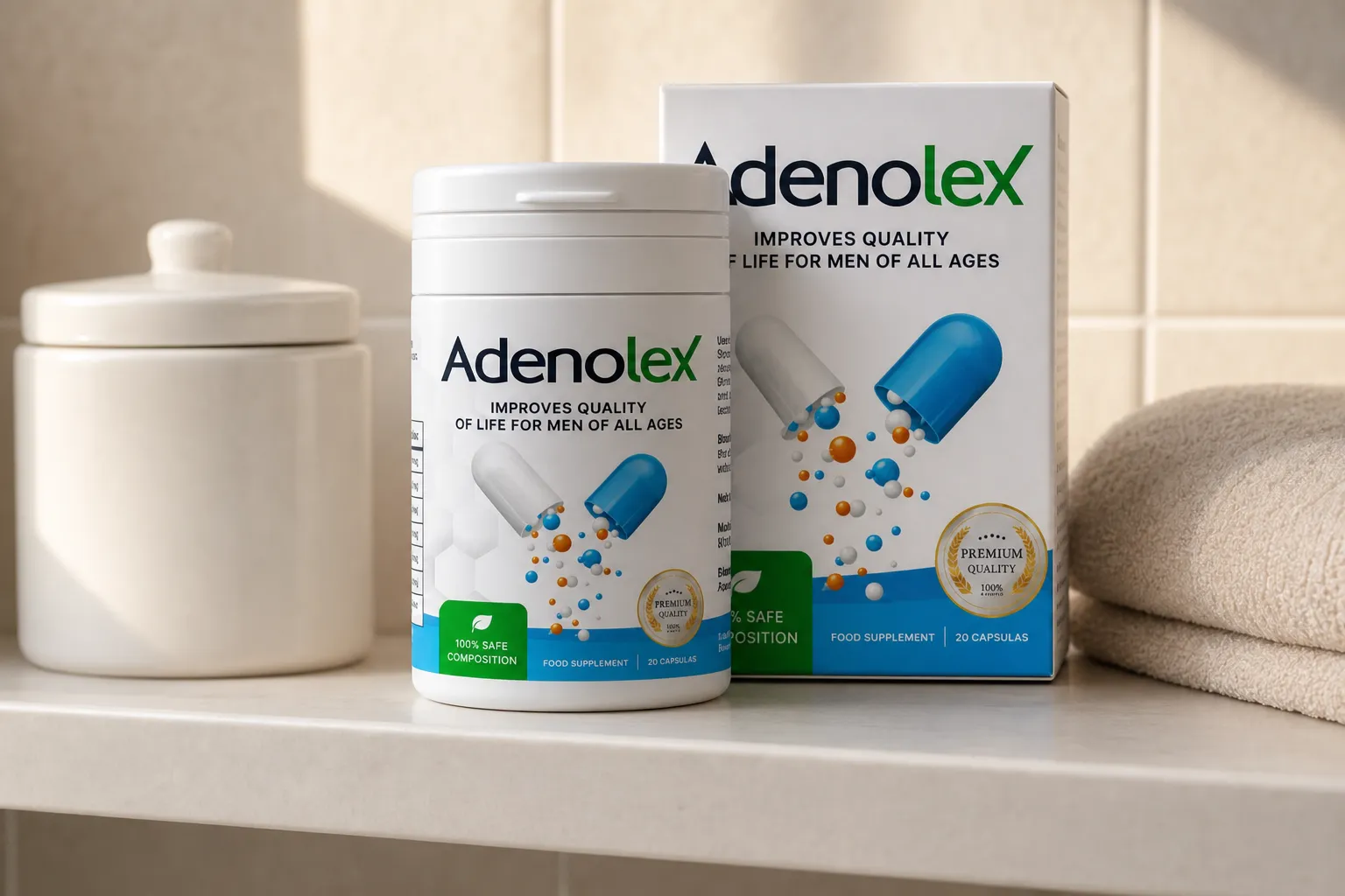 Adenolex — el envase en el día a día