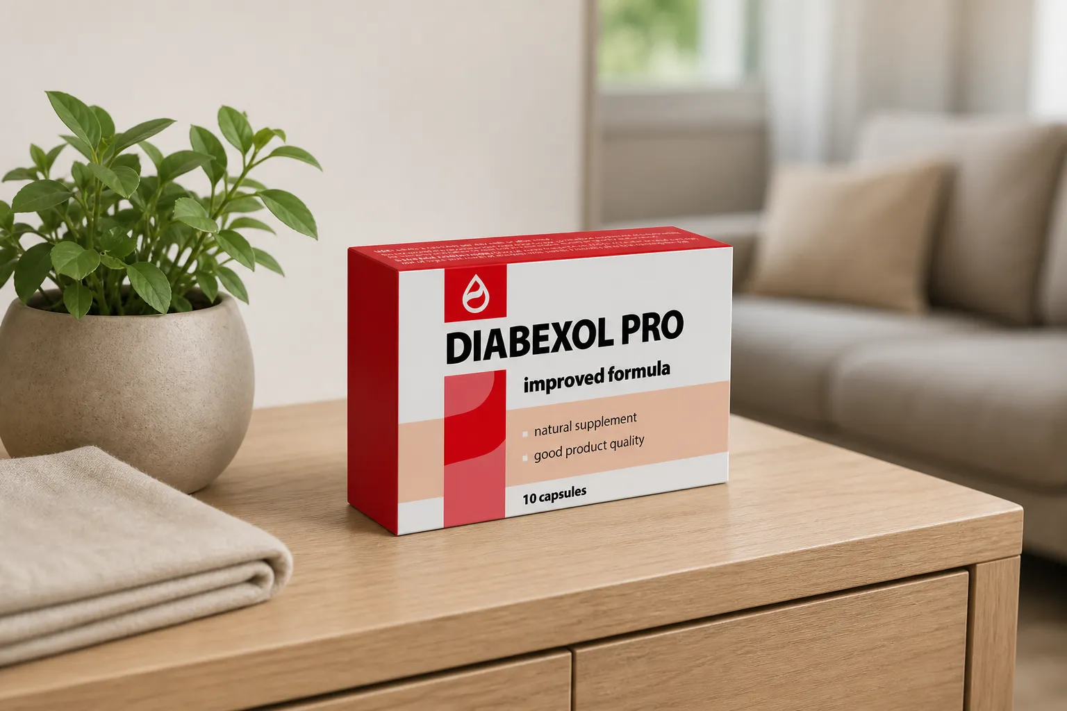 Diabexol Pro — el envase en el día a día