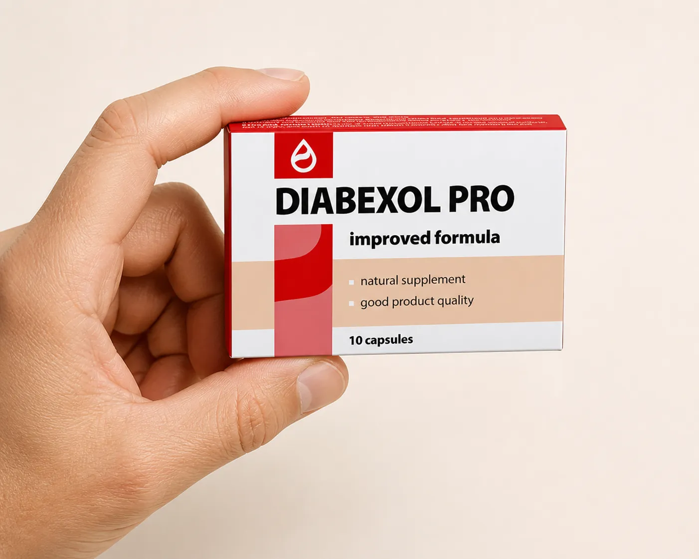 Diabexol Pro — el envase en la mano