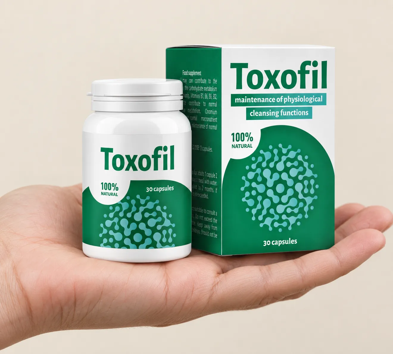 Toxofil ЖКТ — el envase en la mano