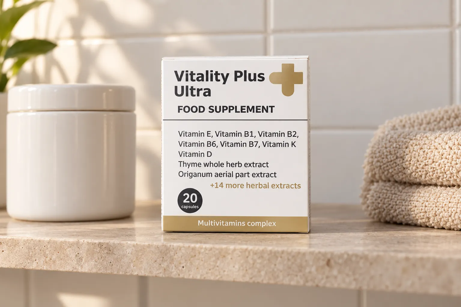 Vitality Plus Ultra — el envase en el día a día