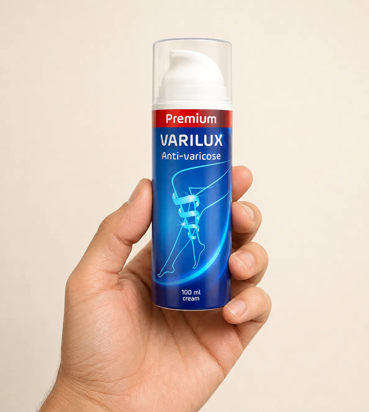 VARILUX — el envase en la mano
